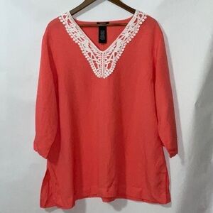 NWT, Premise, Coral Tunic, XXL
